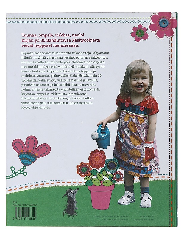 Silmukoita, siksakkia ja pala suklaakakkua : kekseliäitä ohjeita tuunarille - Välitalo, Hanna - Tietokirjat ja oppaat - 10105484012 - 1