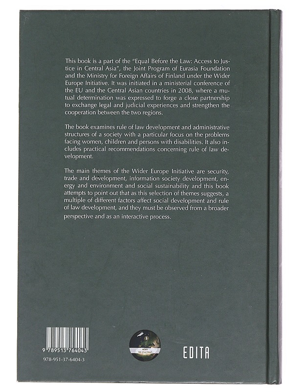 Rule of law - Hallberg, Pekka - Tietokirjat ja oppaat - 10105484063 - 1