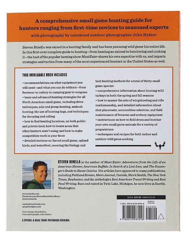 Hunting, butchering and cooking wild game, vol 2 - Steven Rinella - Tietokirjat ja oppaat - 10105484074 - 1