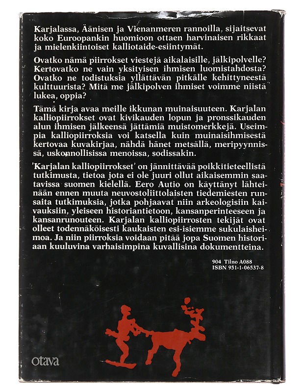 Karjalan kalliopiirrokset - Autio, Eero - Historiakirjat - 10105484097 - 1