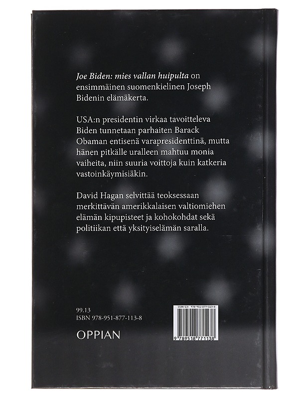 Joe Biden : mies vallan huipulta - Hagan, David - Elämäkerrat ja muistelmat - 10105484169 - 1
