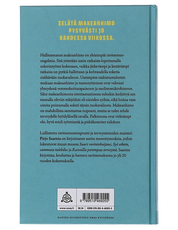 Irti sokerikoukusta 2 viikossa - Pirjo Saarnia - Tietokirjat ja oppaat - 10105484170 - 1