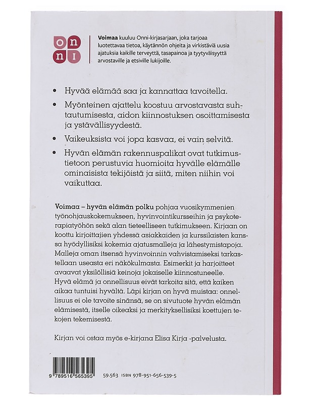 Voimaa : hyvän elämän polku - Lipponen, Kristiina - Tietokirjat ja oppaat - 10105484207 - 1