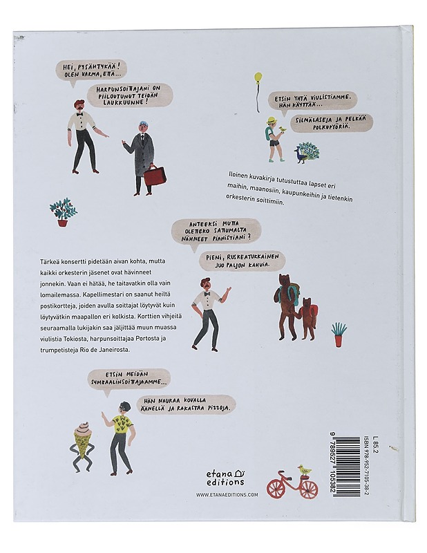 Orkesteri karkuteillä : postikortteja maailmalta - Perarnau, Chloé - Lastenkirjat - 10105484217 - 1