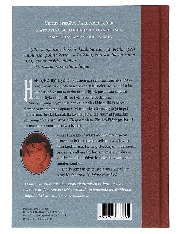 Tiergartenin teurastaja : Karl Axel Björkin tutkimuksia, osa viisi - Virpi Hämeen-Anttila - Jännitys ja dekkarit - 10105484293 - 1