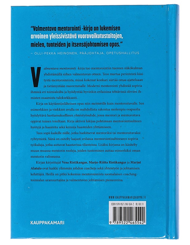 Valmentava mentorointi - Ristikangas, Vesa - Tietokirjat ja oppaat - 10105484337 - 1