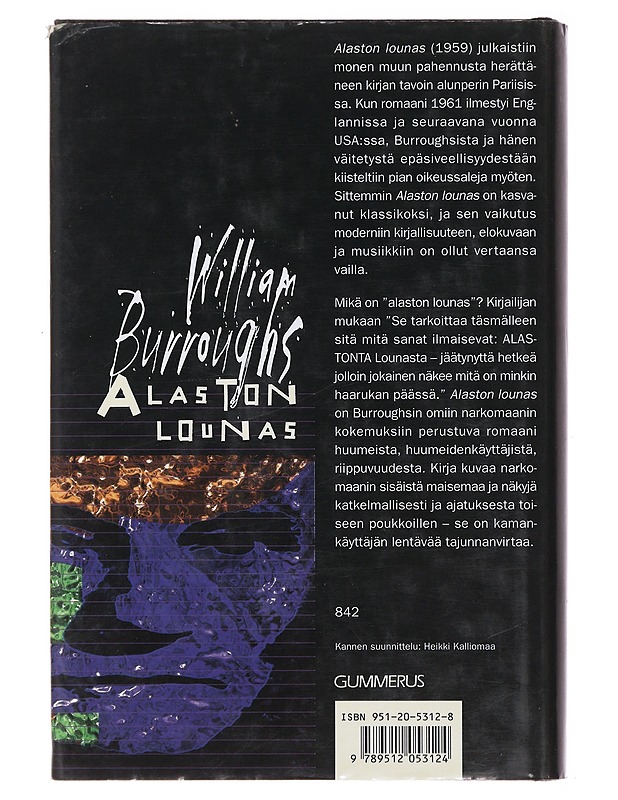 Alaston lounas - Burroughs, William S. - Romaanit ja novellit - 10105484346 - 1