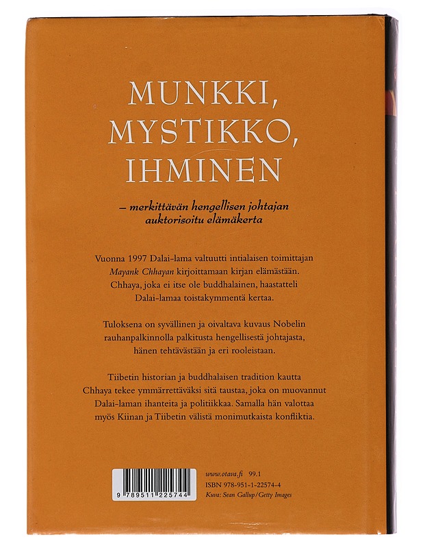 Dalai-lama - Chhaya, Mayank - Elämäkerrat ja muistelmat - 10105484371 - 1