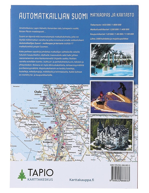 Automatkailijan Suomi : matkaopas ja kartasto - Henna Ahonen - Tietokirjat ja oppaat - 10105484466 - 1
