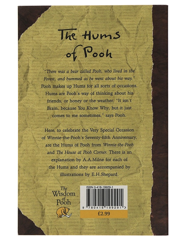 The Hums of Pooh - Milne, A. A. - Lastenkirjat - 10105484476 - 1