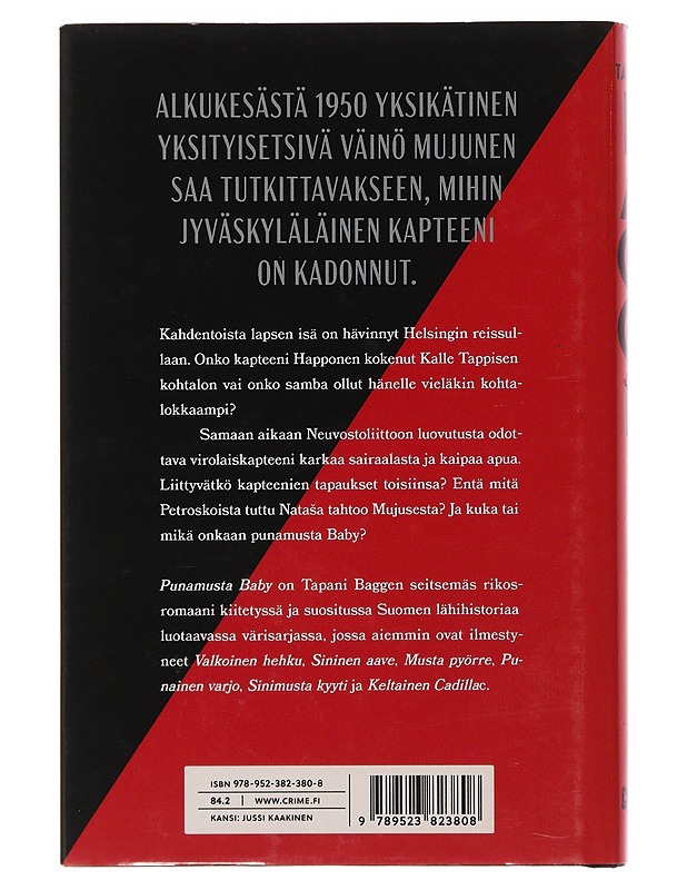 Punamusta baby : Väinö Mujusen tutkimuksia - Tapani Bagge - Jännitys ja dekkarit - 10105484519 - 1