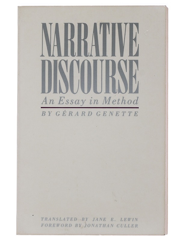 Narrative Discourse An Essay in method - Gèrard Genette - Romaanit ja novellit - 10105484529 - 0