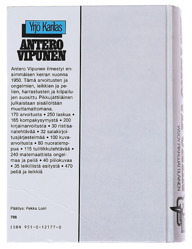 Antero Vipunen - Karilas, Yrjö - Tietokirjat ja oppaat - 10105484551 - 1