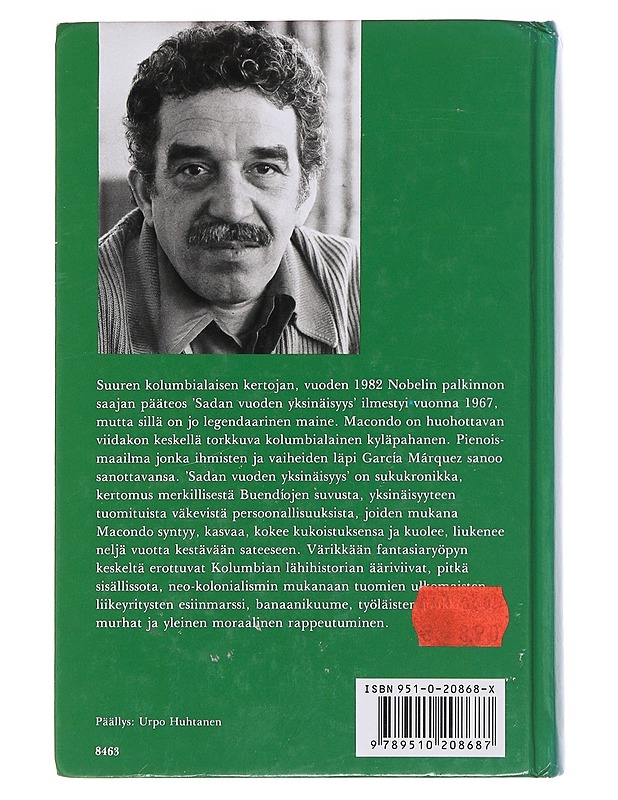 Sadan vuoden yksinäisyys - García Márquez, Gabriel - Historiakirjat - 10105484763 - 1