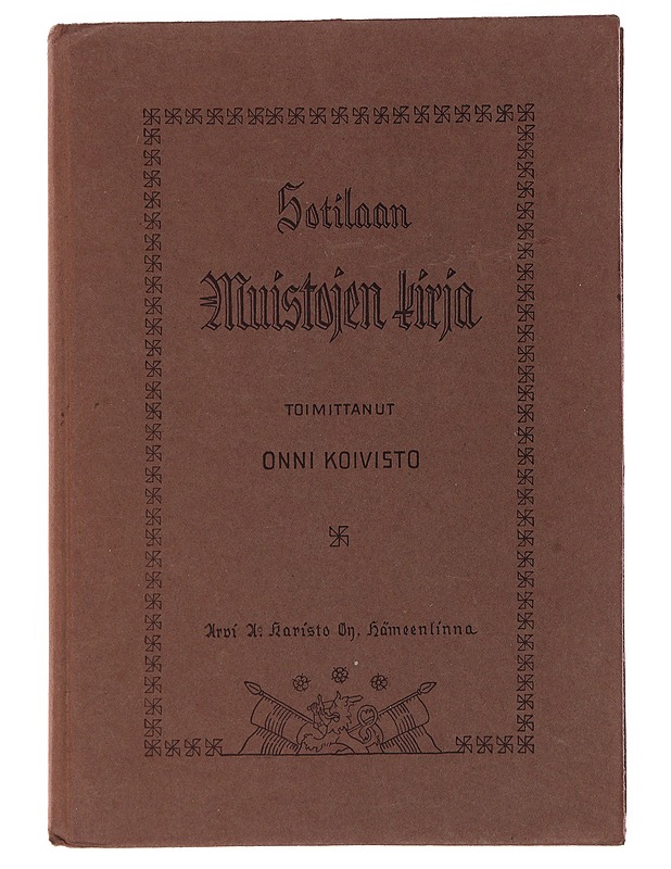 Sotilaan muistojen kirja - Onni Koivisto - Historiakirjat - 10105484808 - 0
