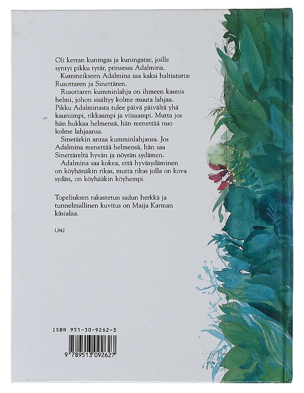 Adalminan helmi - Topelius, Zacharias - Lastenkirjat - 10105484823 - 1