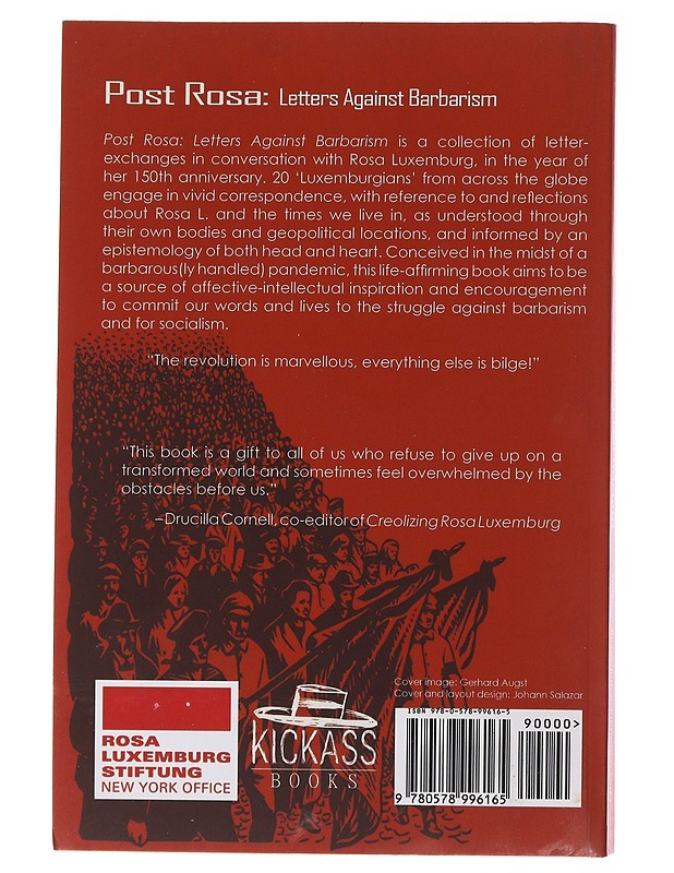 Post Rosa : Letters against Barbarism - Hjalmar Jorge Joffre-Eichhorn - Elämäkerrat ja muistelmat - 10105484928 - 1