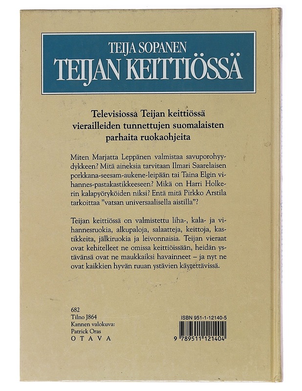 Teijan keittiössä - Teija Sopanen - Kirja lahjaksi - 10105484935 - 1