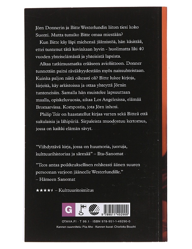 J&B : kohtauksia eräänlaisesta avioliitosta - Teir, Philip - Elämäkerrat ja muistelmat - 10105485005 - 1