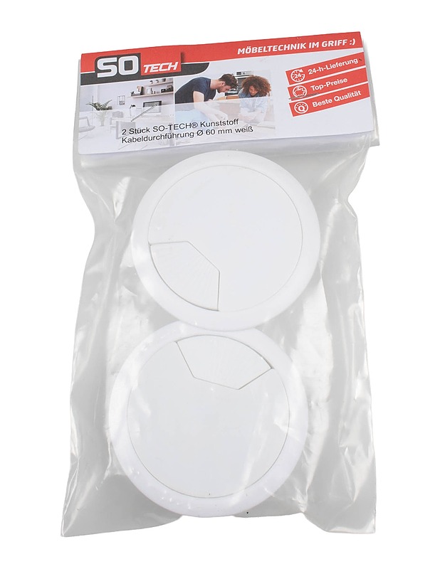 SO-TECH Kunststoff kaapeliläpivienti - Rakennustarvikkeet - 10105485011 - 0