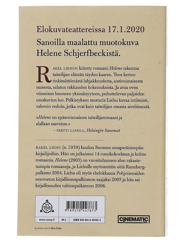 Helene : romaani Helene Schjerfbeckin elämästä - Rakel Liehu - Romaanit ja novellit - 10105485037 - 1