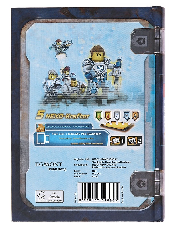 Lego: Nexo Knights: Riddarkoden : väpnarens handbok - Derevlany, John - Lastenkirjat - 10105485040 - 1
