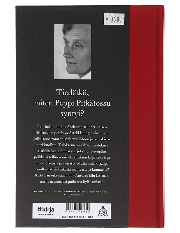 Astrid Lindgren : tämä päivä, yksi elämä - Andersen, Jens - Lastenkirjat - 10105485067 - 1