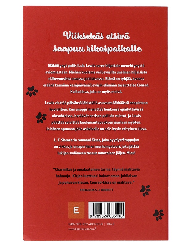 Kissa, joka pyydysti tappajan - Shearer, L. T. - Jännitys ja dekkarit - 10105485089 - 1