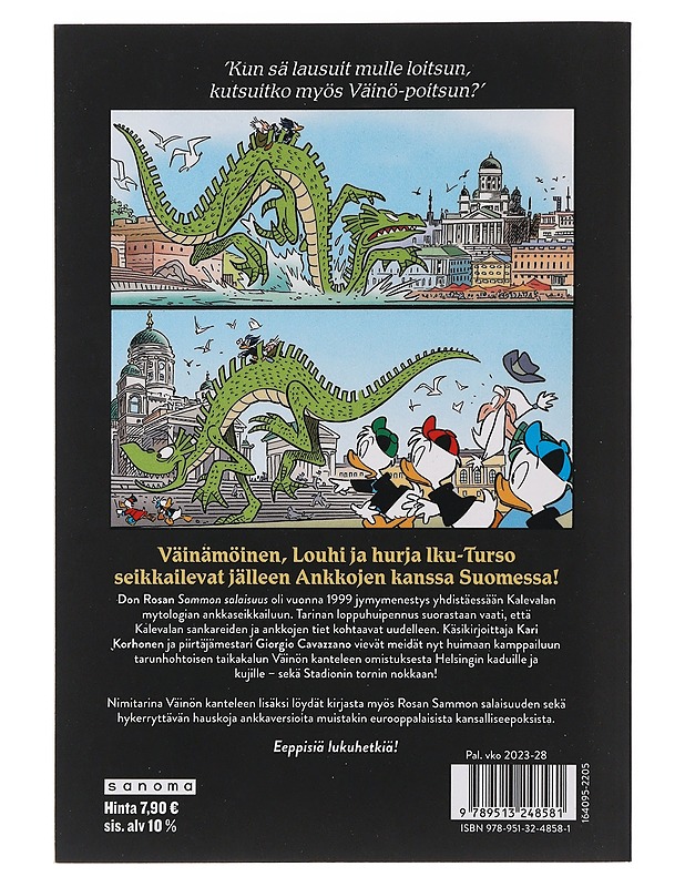 Ankalliseepos: Väinön kannel ja muita ankallisklassikoita - Hyyppä, Aki - Sarjakuvat - 10105485109 - 1