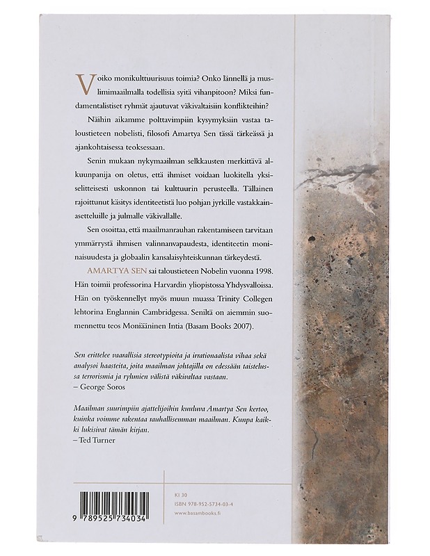 Identiteetti ja väkivalta - Sen, Amartya - Historiakirjat - 10105485157 - 1