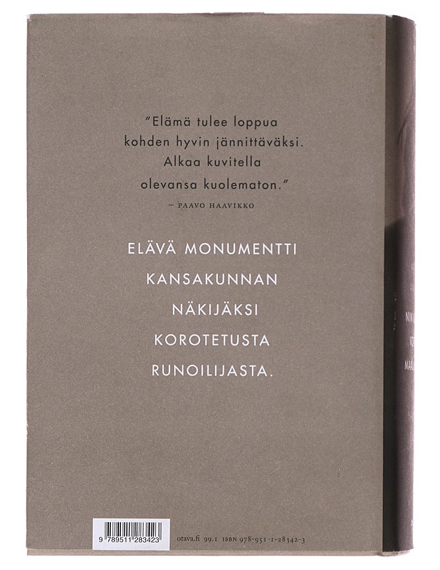 Niin katosi voitto maailmasta : Paavo Haavikon elämä - Anhava, Martti - Elämäkerrat ja muistelmat - 10105485182 - 1