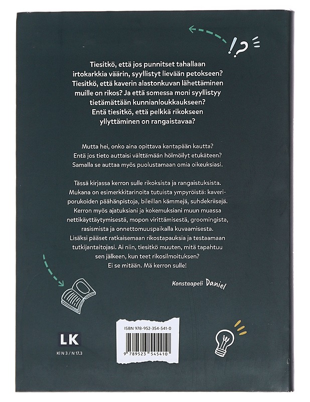 Konstaapeli Daniel tässä, moro! - Kalejaiye, Daniel - Nuorten kirjat - 10105485200 - 1