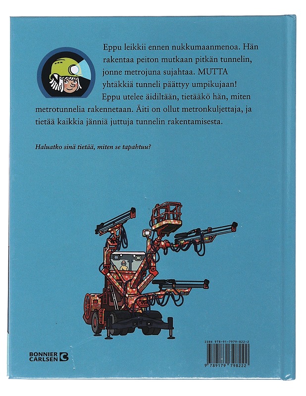 Eppu ja metrotunneli - Anderblad, Johan - Lastenkirjat - 10105485215 - 1
