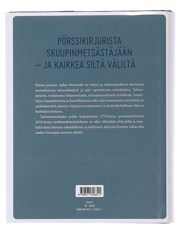 Rahan perässä, vallan kintereillä - Jouni Yrjänä - Historiakirjat - 10105485223 - 1