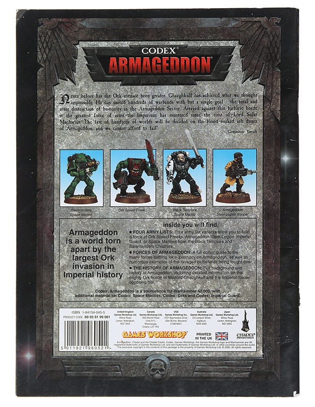 Codex: Armageddon - Warhammer 40,000 - Tietokirjat ja oppaat - 10105485222 - 1