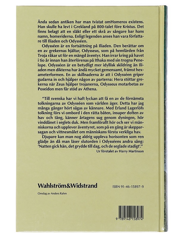 Odysseén - Homeros - Historiakirjat - 10105485227 - 1