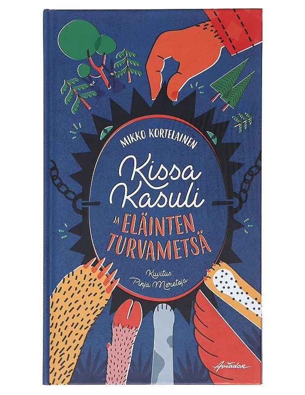 Kissa Kasuli ja eläinten turvametsä - Kortelainen, Mikko - Lastenkirjat - 10105485247 - 0