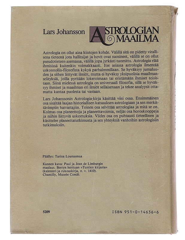 Astrologian maailma - Lars Johansson - Historiakirjat - 10105485245 - 1
