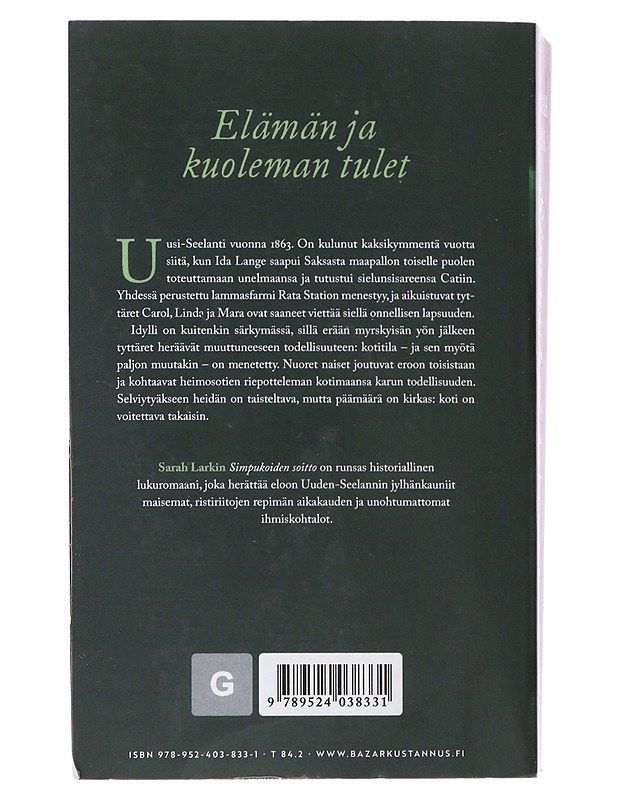 Simpukoiden soitto - Lark, Sarah - Romaanit ja novellit - 10105485267 - 1