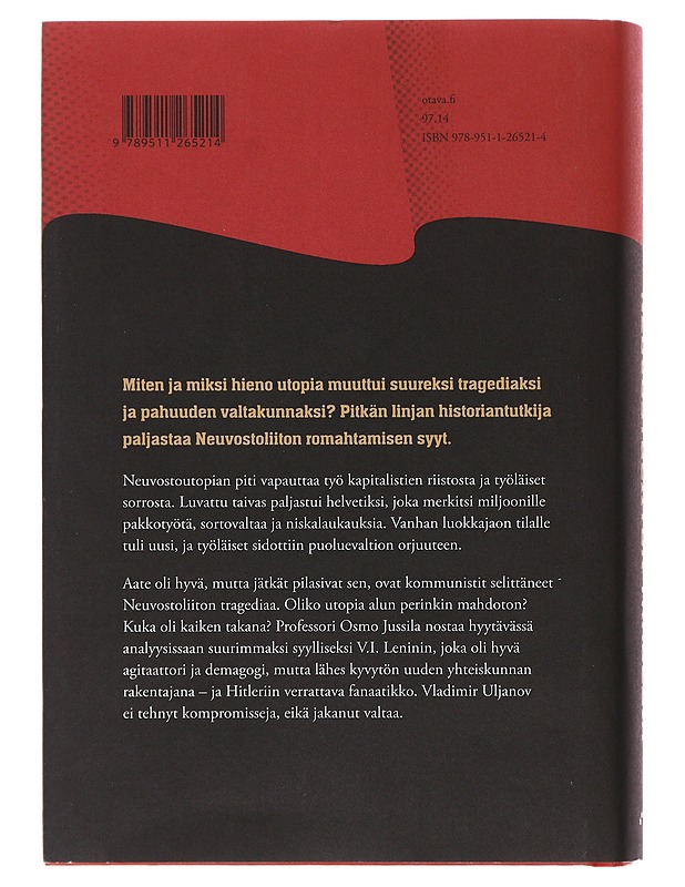 Neuvostoliiton tragedia - Jussila, Osmo - Historiakirjat - 10105485275 - 1