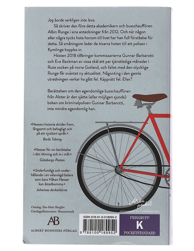 Den sorgsne busschauffören från Alster - Håkan Nesser - Jännitys ja dekkarit - 10105485306 - 1