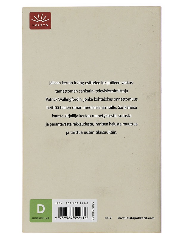 Neljäs käsi - Irving, John - Romaanit ja novellit - 10105485343 - 1