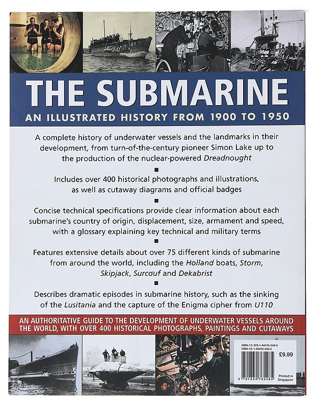 The Submarine an illustrated history from 1900 to 1950 - John Parker - Tietokirjat ja oppaat - 10105485371 - 1