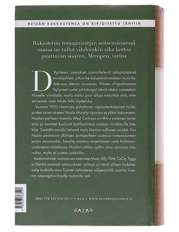 Kadonnut sisar - Riley, Lucinda - Romaanit ja novellit - 10105485432 - 1