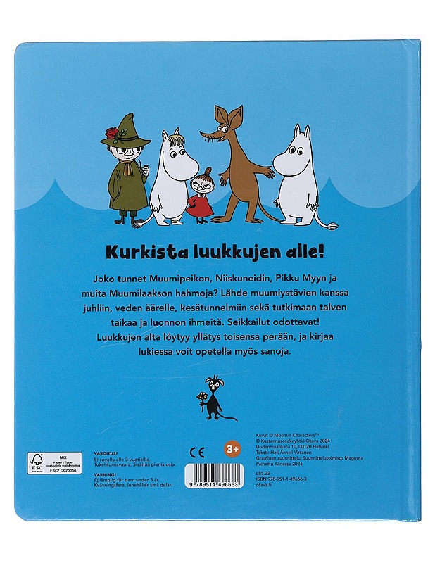 Muumi : ystävien luukkukirja - Virtanen, Heli Anneli - Lastenkirjat - 10105485475 - 1