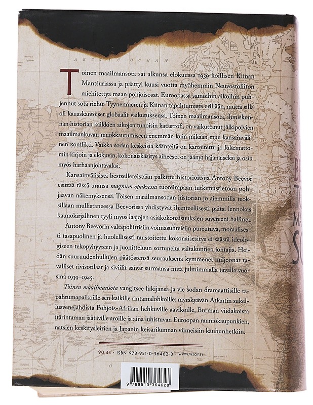 Toinen maailmansota - Beevor, Antony - Historiakirjat - 10105485478 - 1