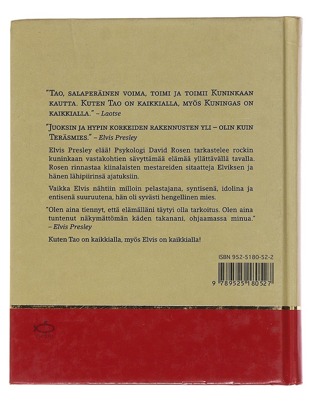 Elvis ja Tao - Rosen, David - Kirja lahjaksi - 10105485480 - 1