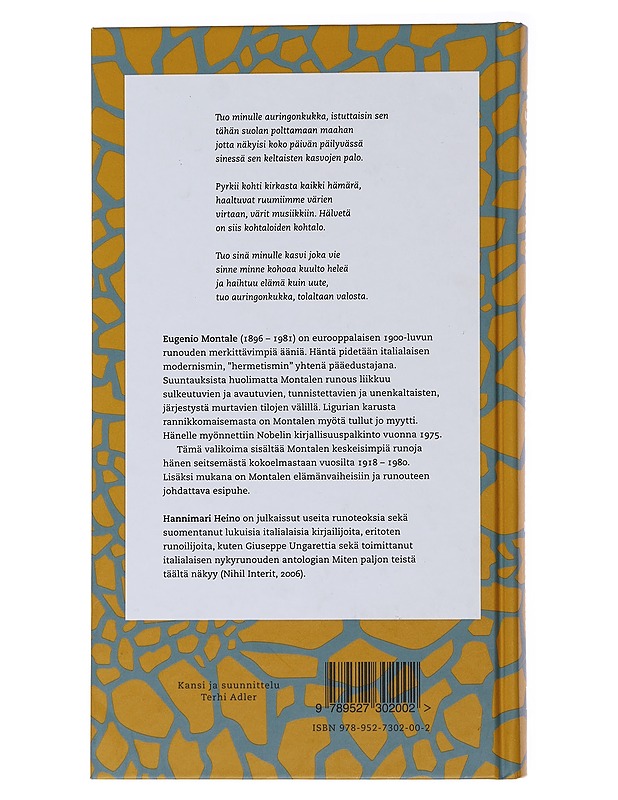 Valitut runot 1918-1980 - Montale, Eugenio - Romaanit ja novellit - 10105485554 - 1