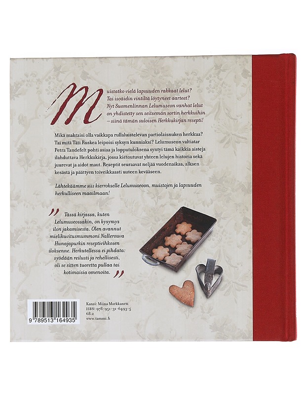 Nallerouva Hunajapurkin herkkukirja : nostalgisia leluja ja reseptejä - Tandefelt, Petra - Ruokakirjat - 10105485563 - 1