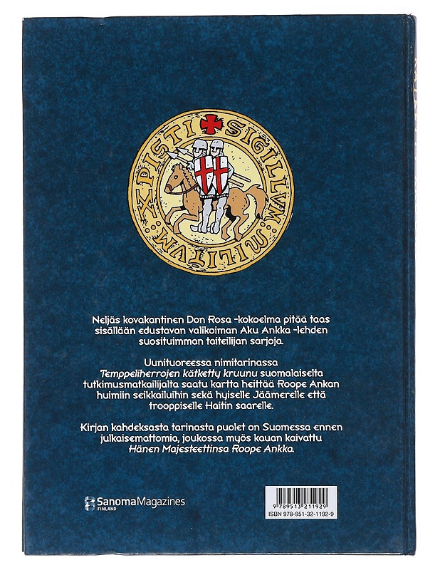 Temppeliherrojen kätketty kruunu ja muita Don Rosan parhaita - Rosa, Don - Lastenkirjat - 10105485575 - 1